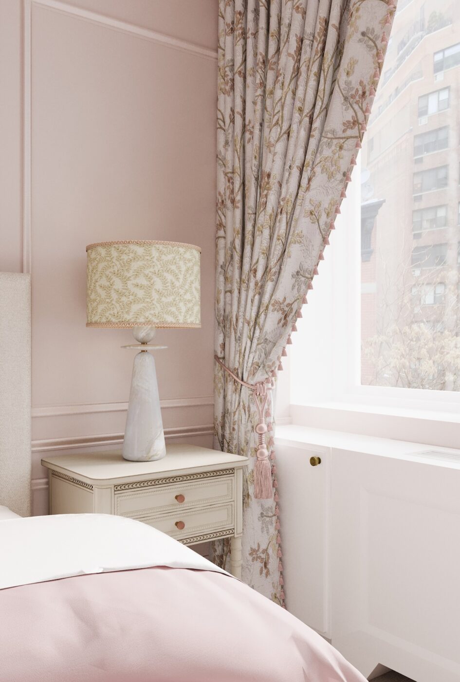 Dusty Pink Bedroom Interior Design Adroit