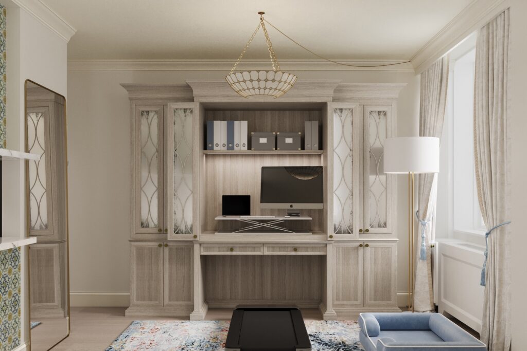 Living Room Desk Nyc Apartment