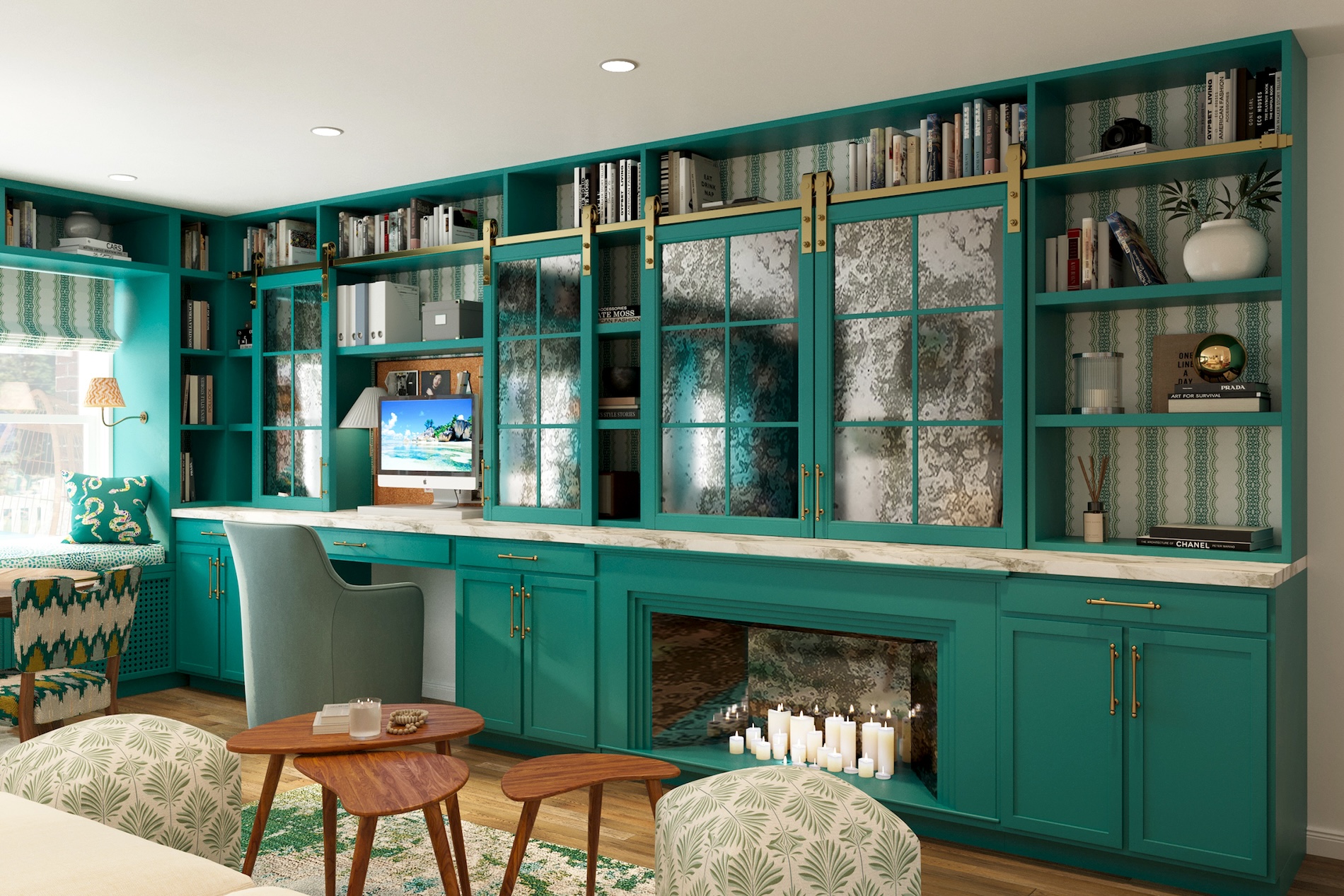 Living Room Stools Ottoman Furnishings