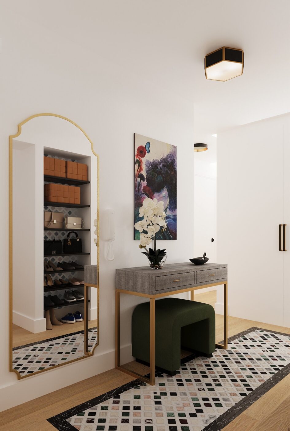 Upper West Side Nyc Entryway Mirror