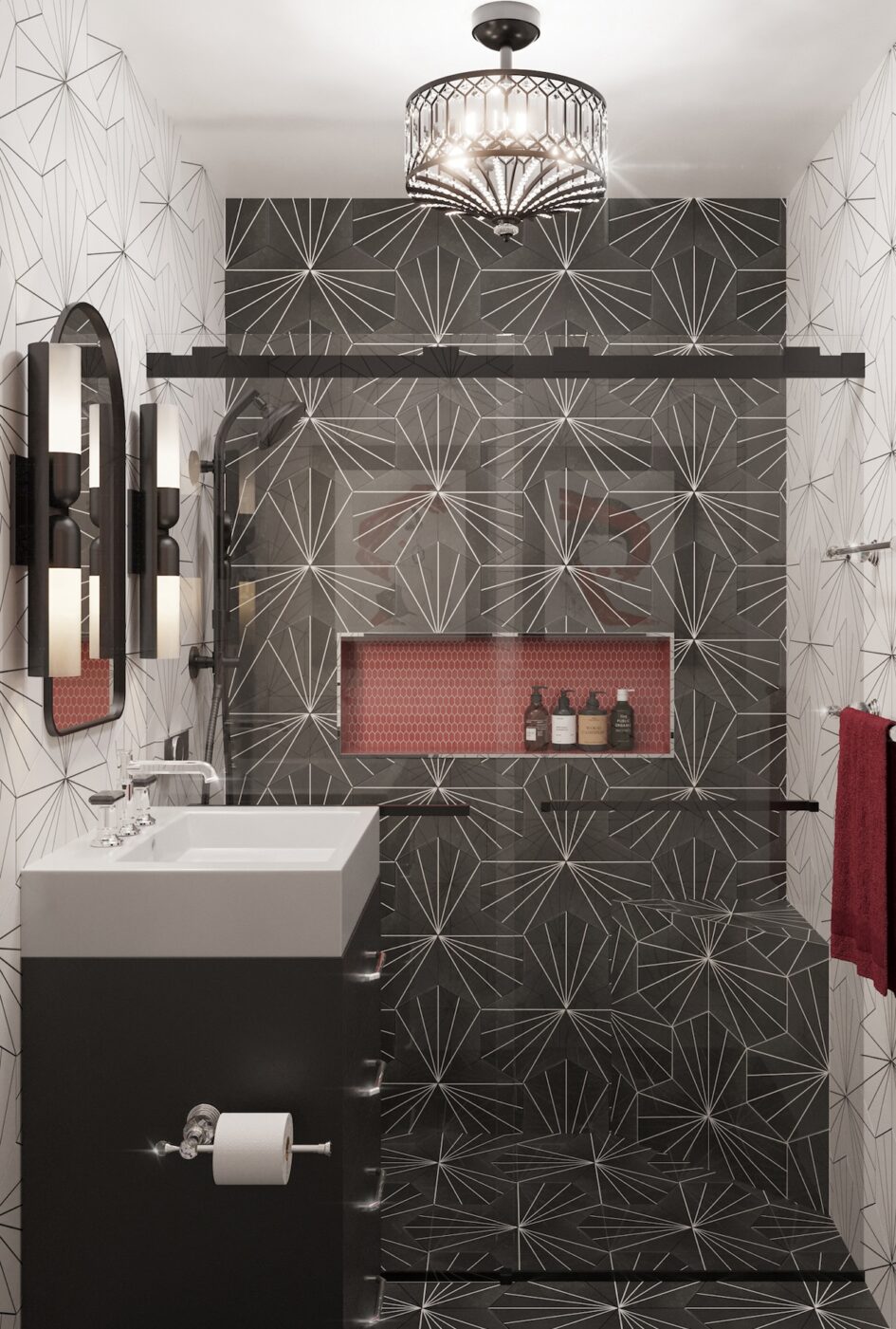Adroit Bathroom Interior Design Nyc