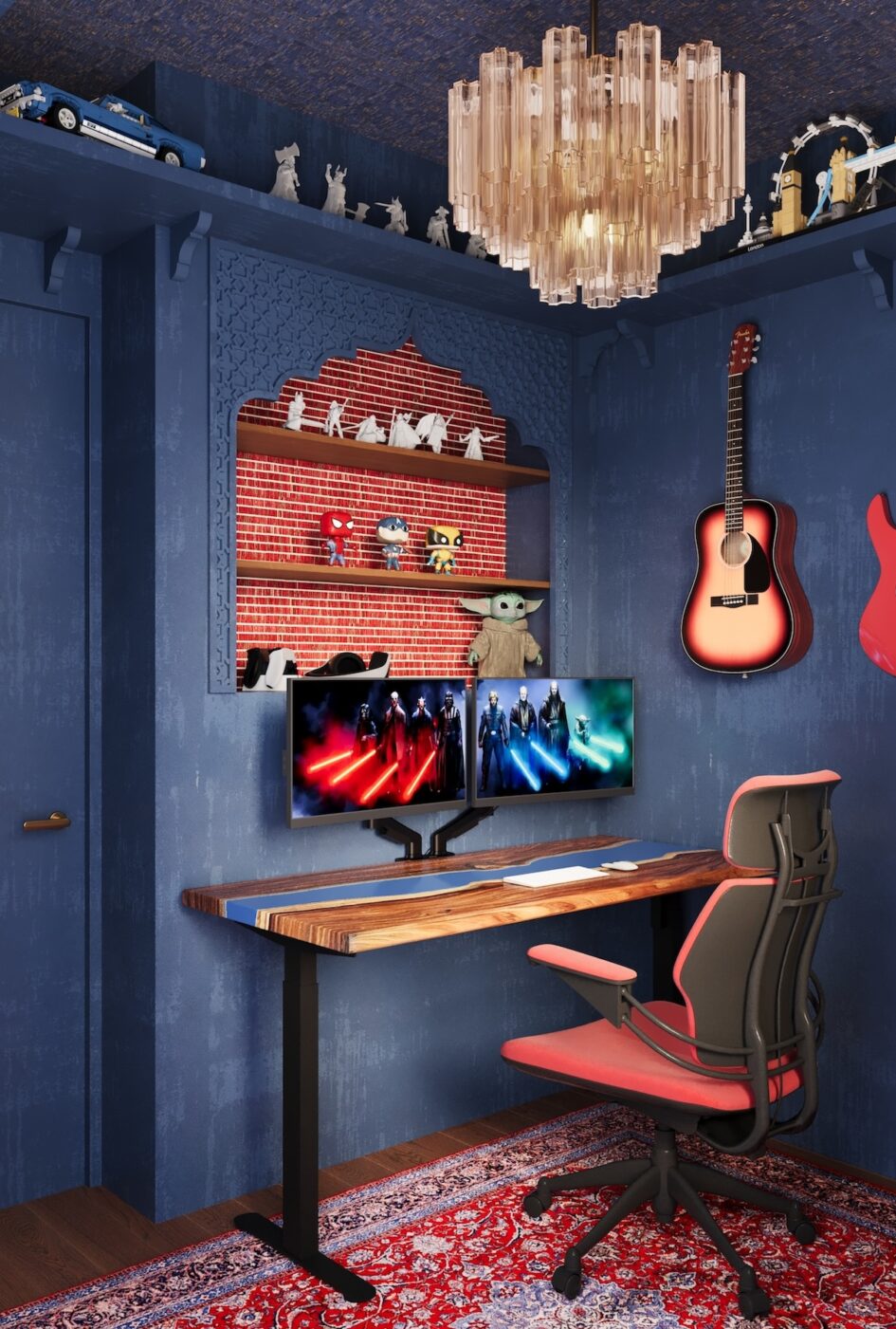 Colorful Eclectic Office Interior Design