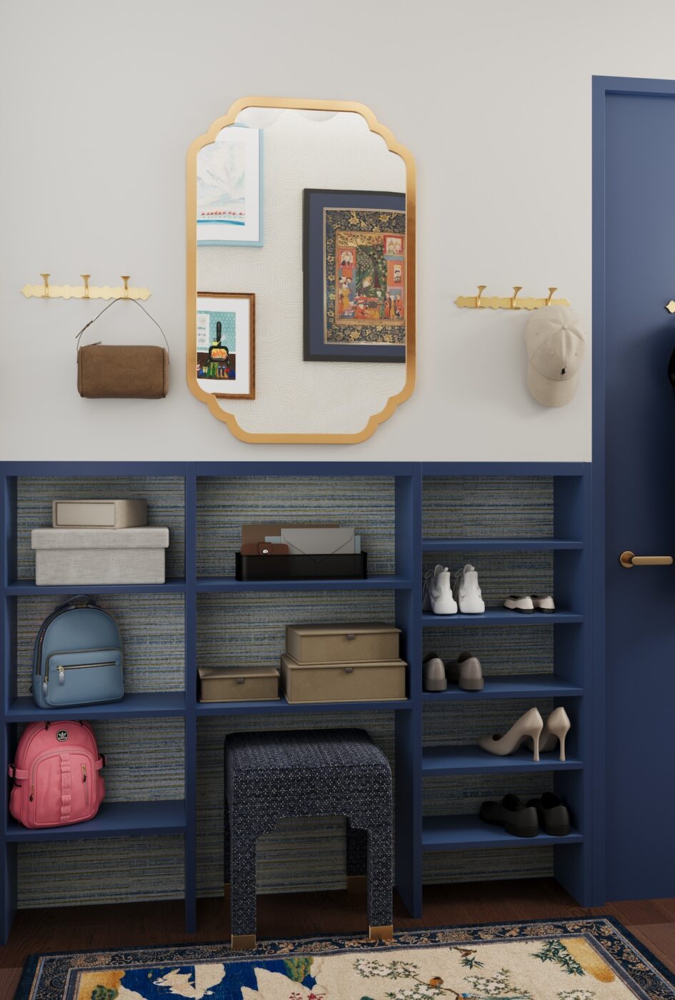 Entryway Storage Design Upper West Side Nyc