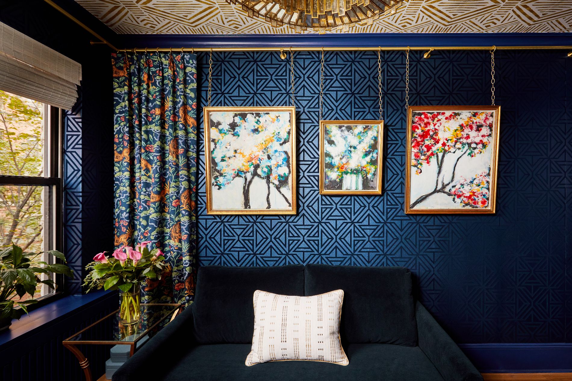 Home Office Design Colorful Bold Interior Design