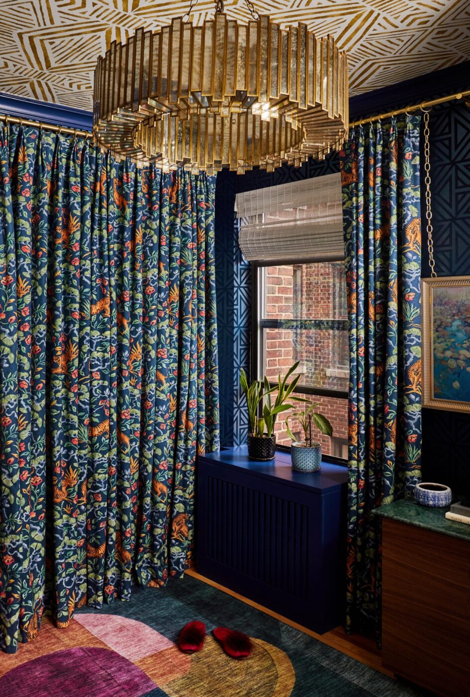 Colorful Home Office Upper East Side NYC Adroit