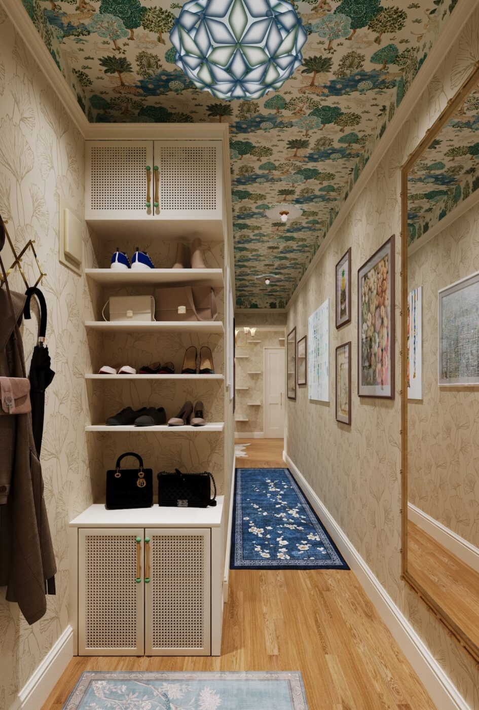 Entryway Design And Storage Nyc Apartment