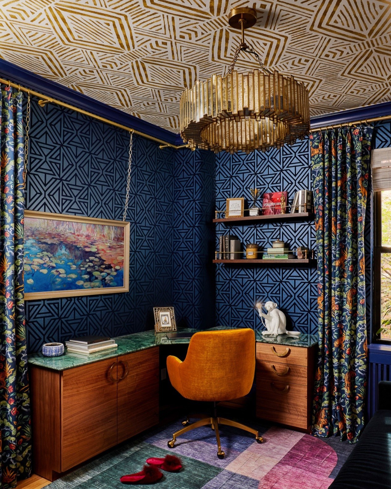 Apartment Therapy Geometric Gem Office