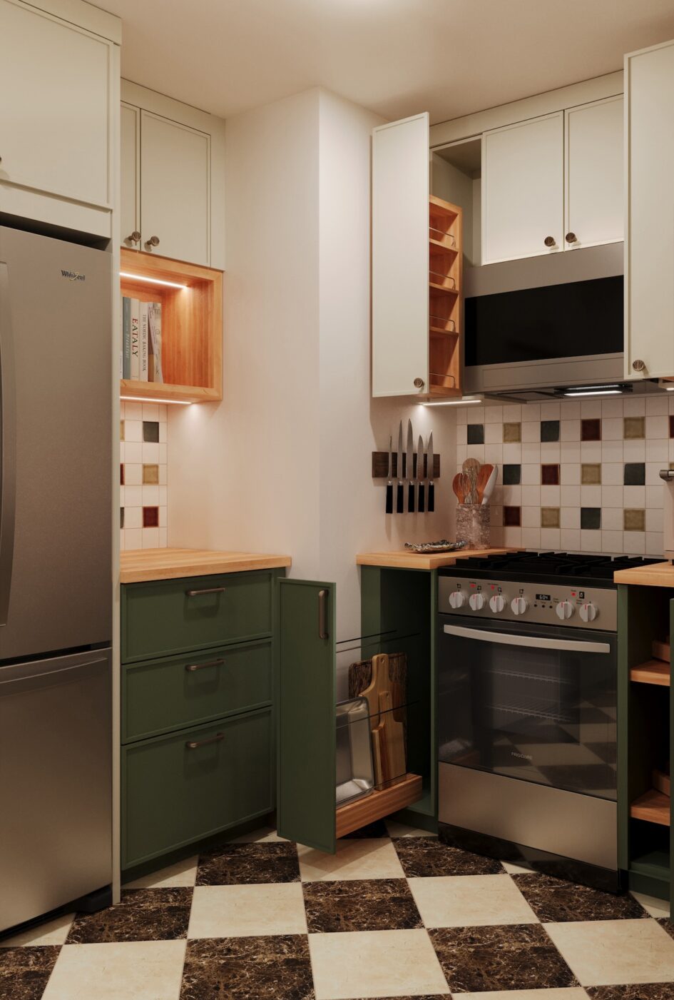 Apartment Kitchen Storage Lower East Side
