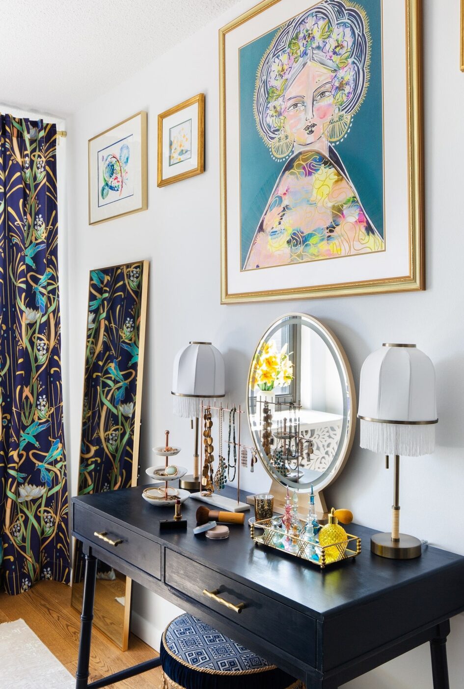 Bedroom Design Makeup Vanity Detail Adroit