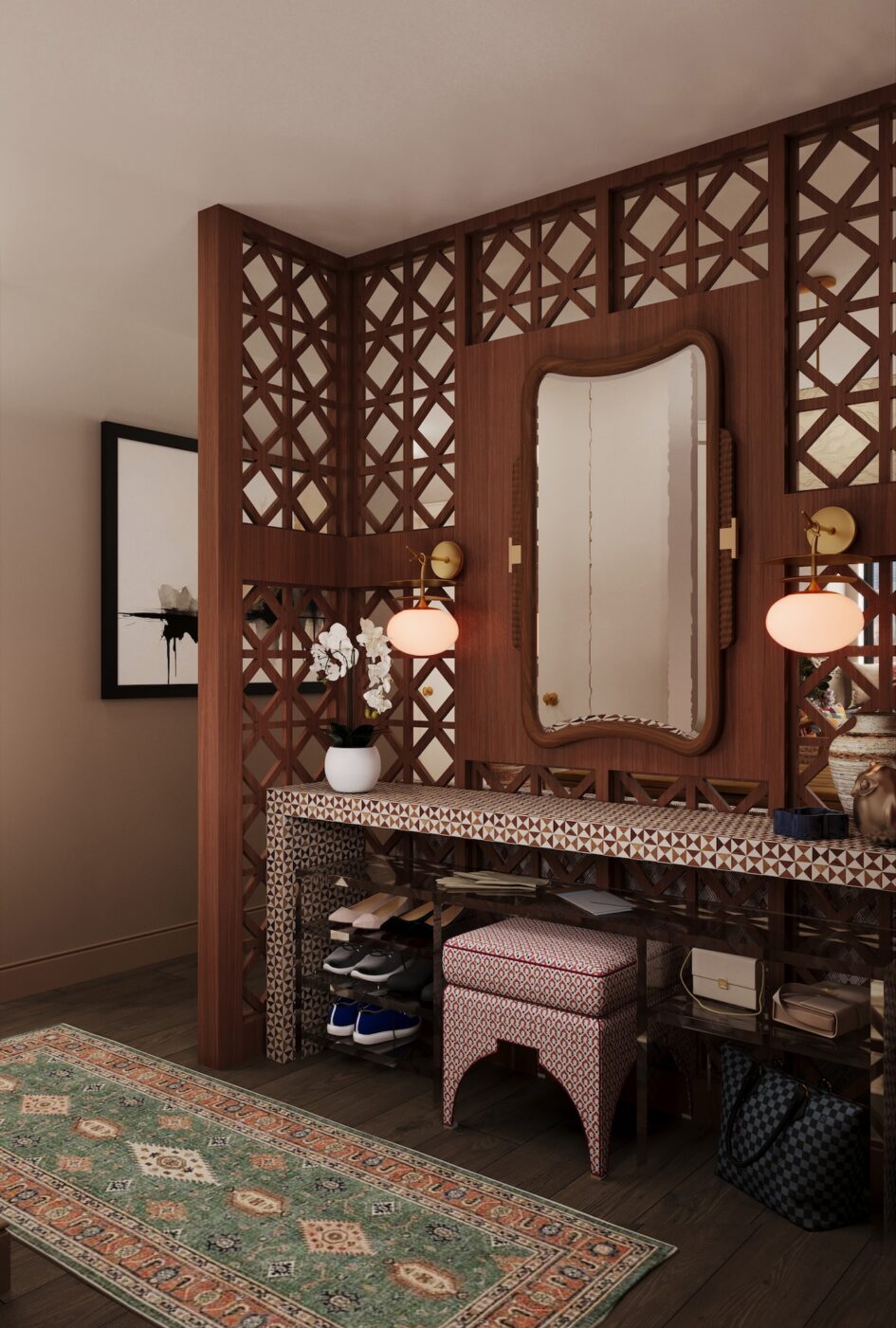 Small Space Design Apartment Entryway Storage