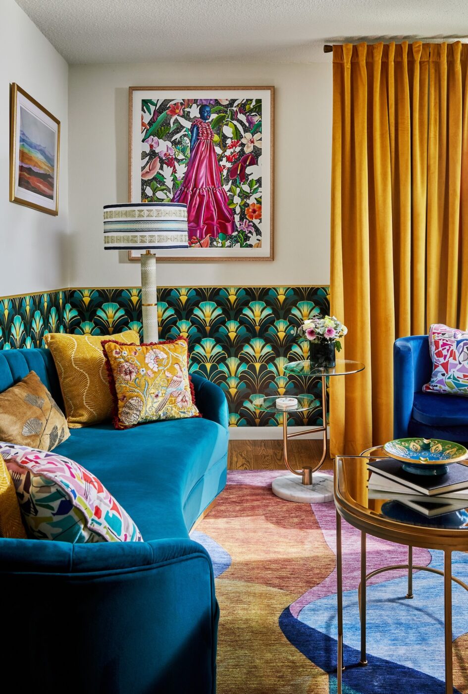 Upper East Side Living Room Maximalist Interior Design