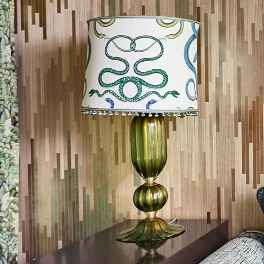 Murano Glass Table Lamps and Custom Shades